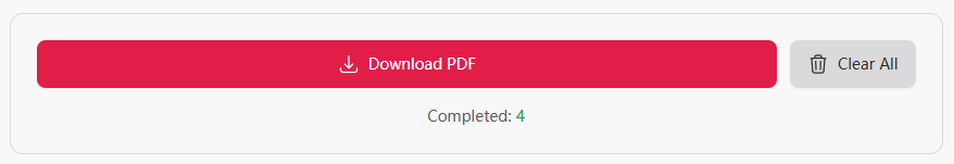 Download button after conversion